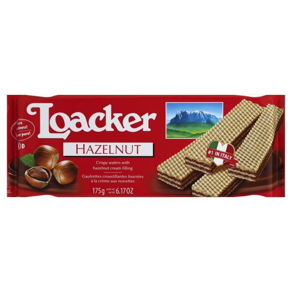 Loacker Hazelnut Wafers, 6.17 oz