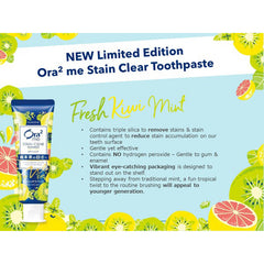 SUNSTAR ORA2 Me Stain Clear Fresh Kiwi Mint Toothpaste (130g)