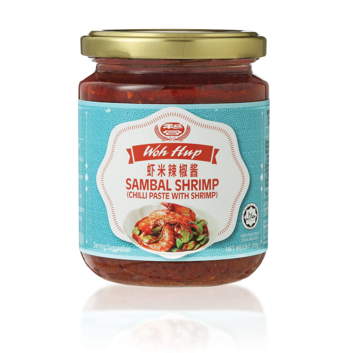 Woh Hup Sambal Shrimp Chilli Paste with Shrimp 220g