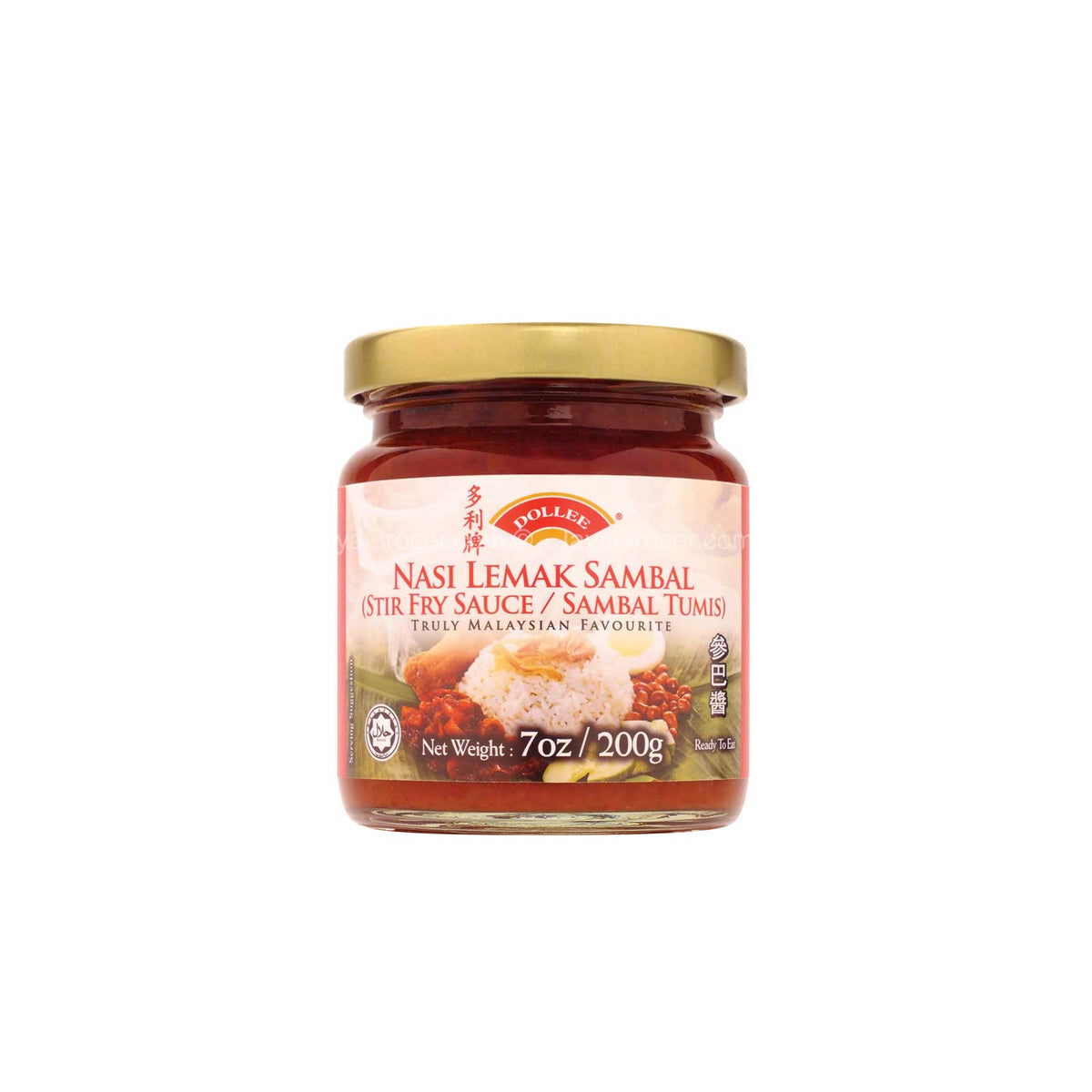 Dollee Nasi Lemak Sambal (Stir Fry Sauce/Sambal Tumis) 200g