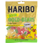 Haribo Gold-Bears Sour Original Gummi Candies, 4.5 Oz.