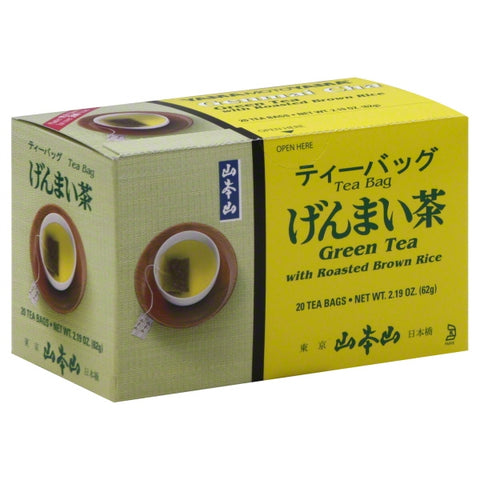 Yama Moto Yama Yama Moto Yama 玄米茶 绿茶，20 瓶