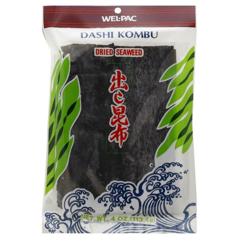 JFC International Wel Pac Dashi Kombu Seaweed, 4 oz