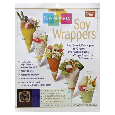 JFC International YamaMotoYama Sushi Party Soy Wrappers, 5 ea