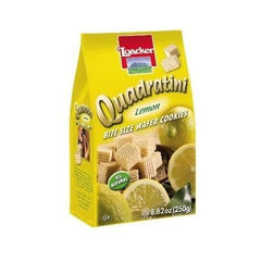 Loacker Quadratini, Lemon Wafer Cookie, 8.8 Ounce Pack