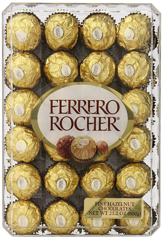 Ferrero Rocher Hazelnut Chocolates - 48 Count, 21.1 Ounce