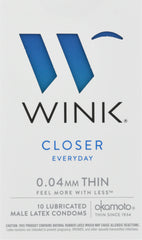 Wink Closer Everyday Condoms - 10ct