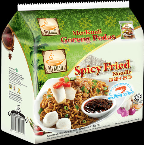 MyKuali Spicy Fried Noodle, 4packs