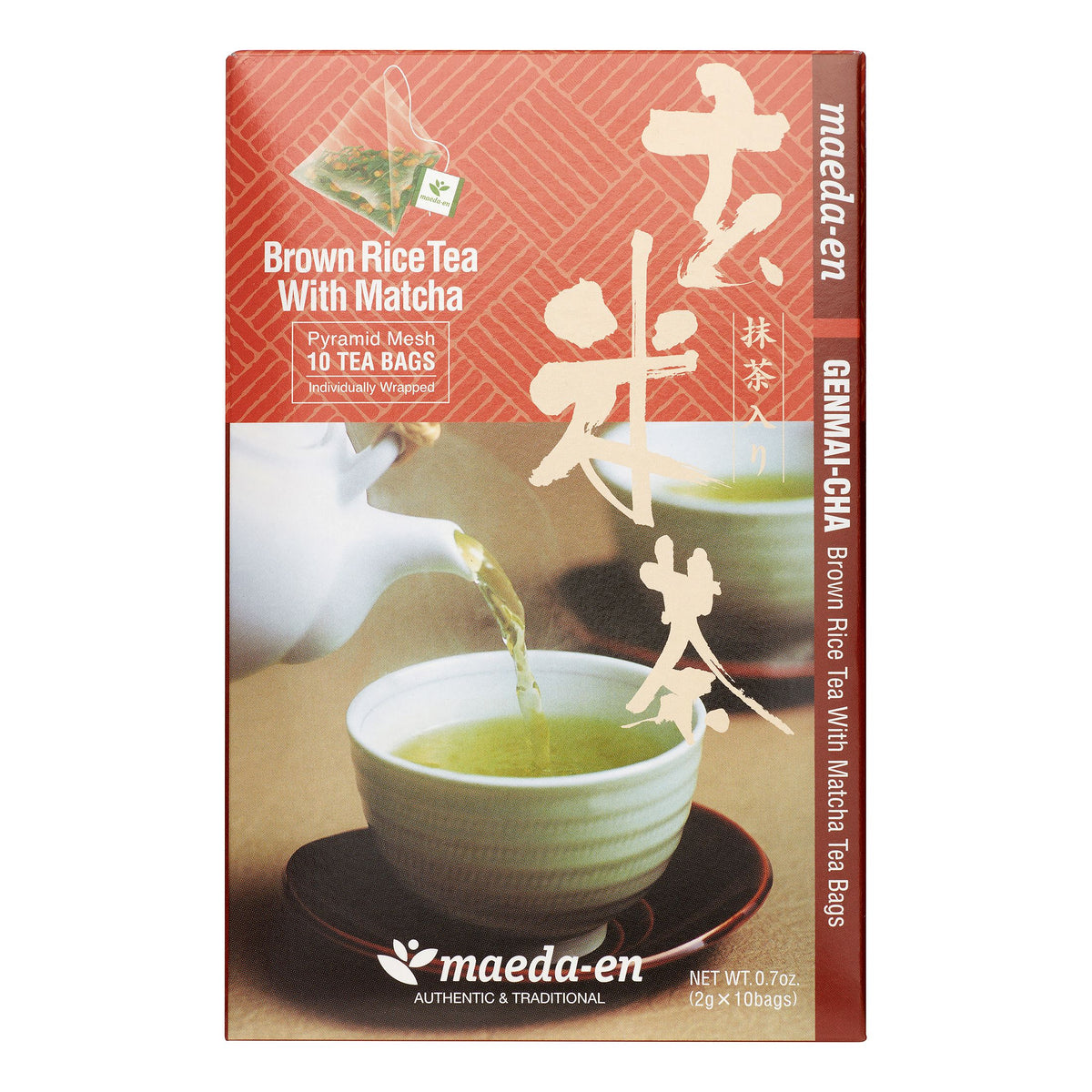 Maeda En Genmai Cha Prem Tea Bag, 10 Oz