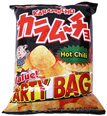 Koikeya Karamucho Party Chips Bag, Hot Chili, 6.17 Ounce (Pack of 6)
