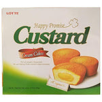 9.73oz Lotte Custard Cream Cakes Original (One Box)-SET OF 2