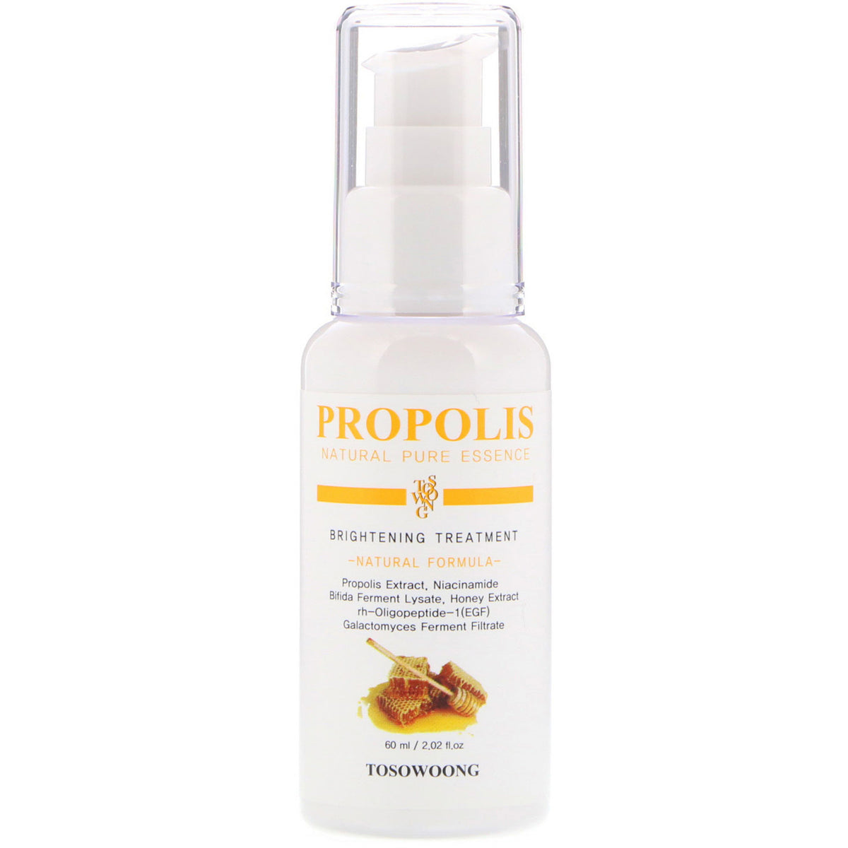 Tosowoong Propolis Natural Pure Essence, Brightening Treatment, 2.02 fl oz. (60 ml)