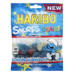 Haribo The Smurfs Sour! Gummy Candy, 4 Oz.