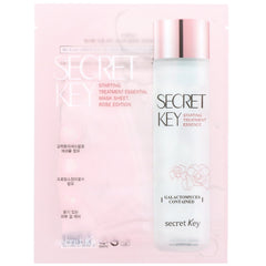 Secret Key Starting Treatment Essential Beauty Mask Sheet, Rose Edition, 10 Sheets, 1.05 oz (30 g) Each