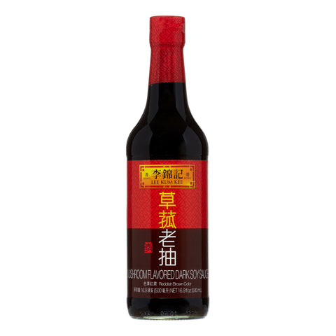 Lee Kum Kee Mushroom Flavored Dark Soy Sauce, 16.9 fl oz