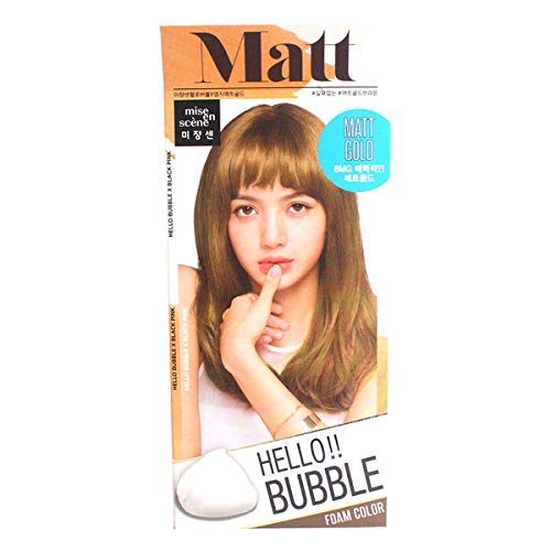 Easy Hair Coloring, mise en scene Hello Bubble Foam Color Medium Brown [6N Choco Brown], Self Care DIY Hair Coloring Amore Pacific
