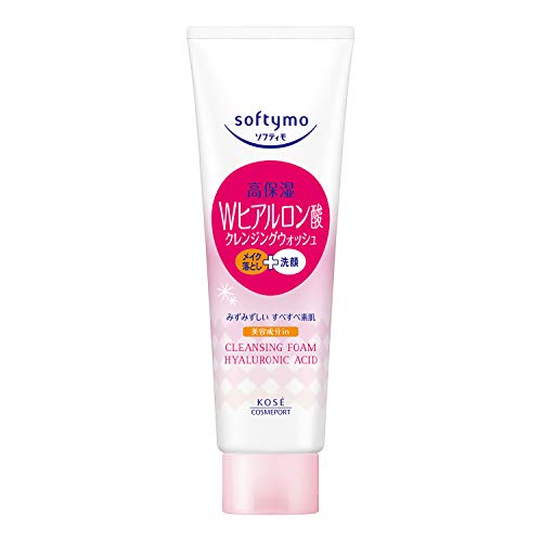 KOSE Softy Mo Hyaluronic Acid Makeup Cleansing and Facial Foam