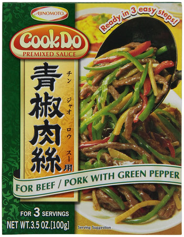 Ajinomoto Cookdo Pork With Green Pepper, 3.5 oz