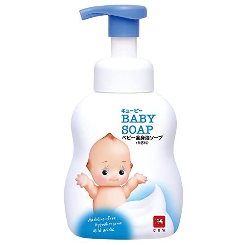 Kewpie Baby Body Soap (Bubble Type) with Pump 400ml by CowCow