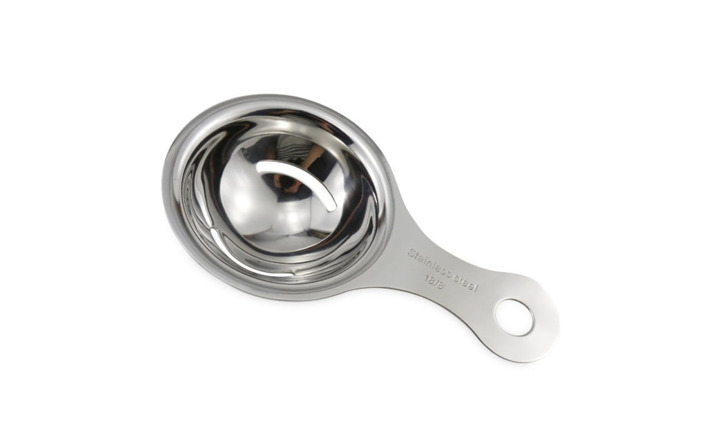 Stainless Steel Egg Yolk Separator Food Grade Kitchen Gadget - Silver