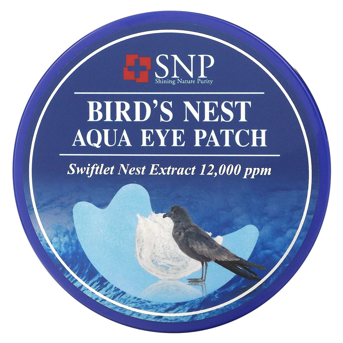 Bird's Nest Aqua Eye Patch, 60 Patches, 0.04 oz (1.25 g) Each, SNP