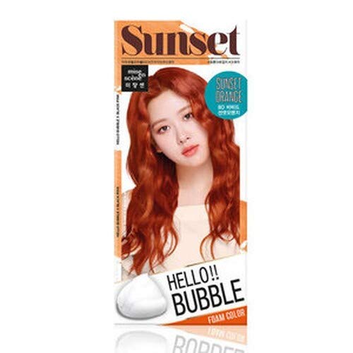 Easy Hair Coloring, mise en scene Hello Bubble Foam Color Medium Brown [6N Choco Brown], Self Care DIY Hair Coloring Amore Pacific