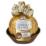 Ferrero Rocher Fine Hazelnut Milk Chocolate, Chocolate Christmas Candy Gift, 4.4 oz, 2 Pieces