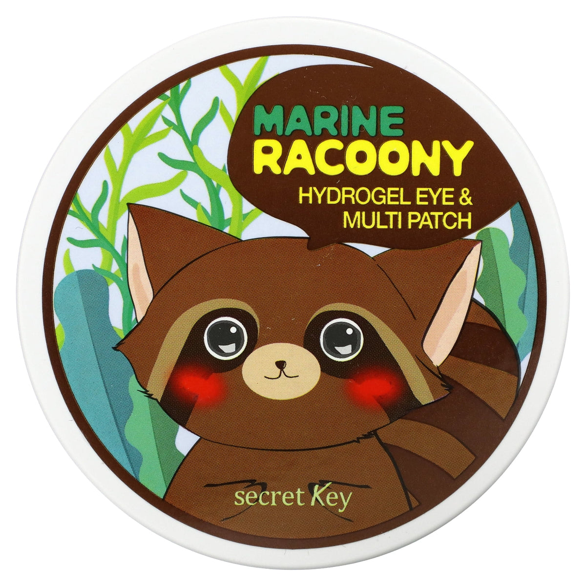 Marine Racoony Hydrogel Eye & Multipatch, 60 Patches, Secret Key