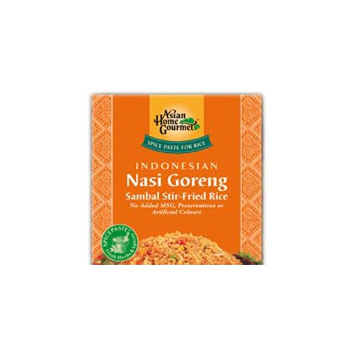 Asian Home Gourmet Indonesian Nasi Goreng Sambal Stir Fried Rice, 1.75-Ounce Pouch (Pack of 6)