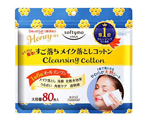 KOSE COSMEPORT softymo Cleansing Cotton (Honey mild)