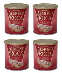 4 Pack 10 oz. ALMOND ROCA Canister