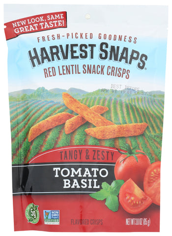 Calbee Lentil Bean Crisps, Tomato Basil, 3 Oz.