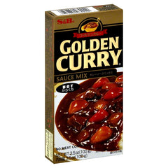 S&B Hot Curry Golden Sauce Mix, 3.5 oz