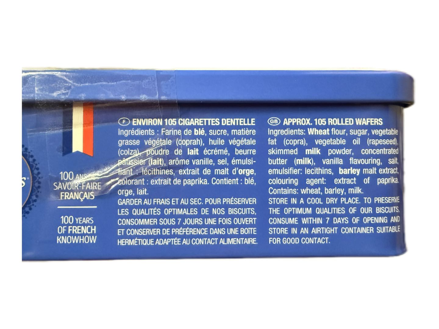 Gavottes La Cigarette Dentelle Rolled Wafer 500G