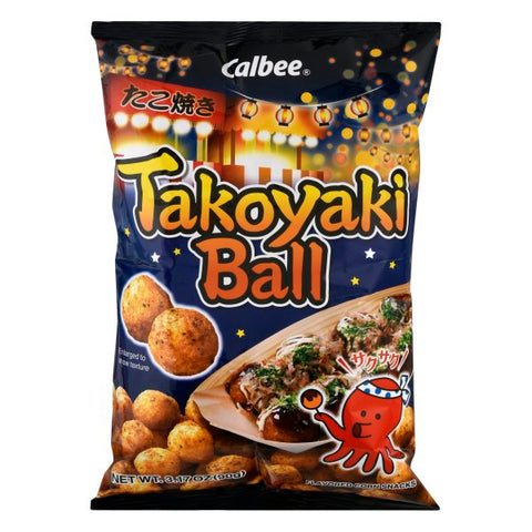 Calbee Takoyaki Ball -Corn Snacks 3.17oz / 90g