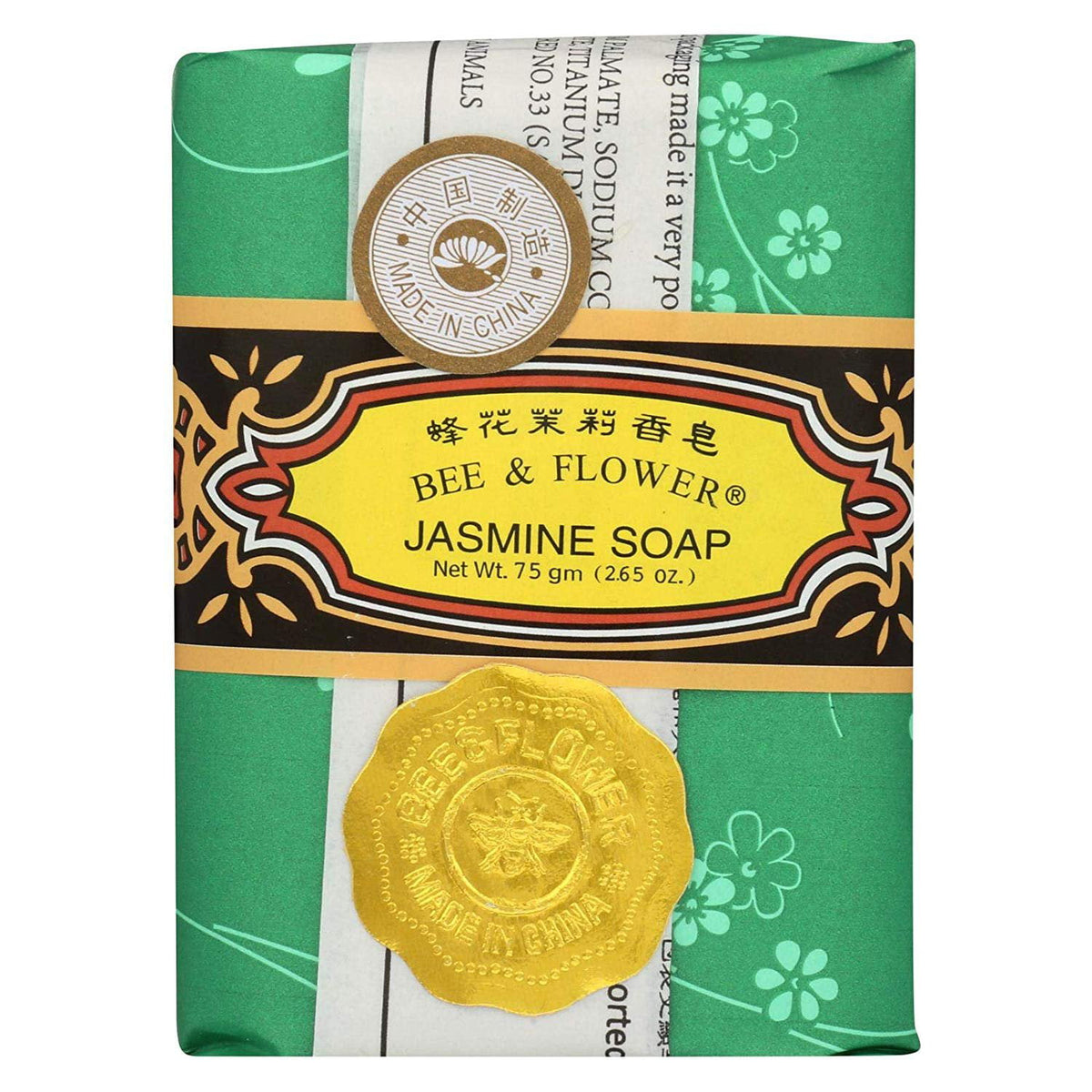 Bee & Flower Soap Bar Jasmine, 2.65 oz