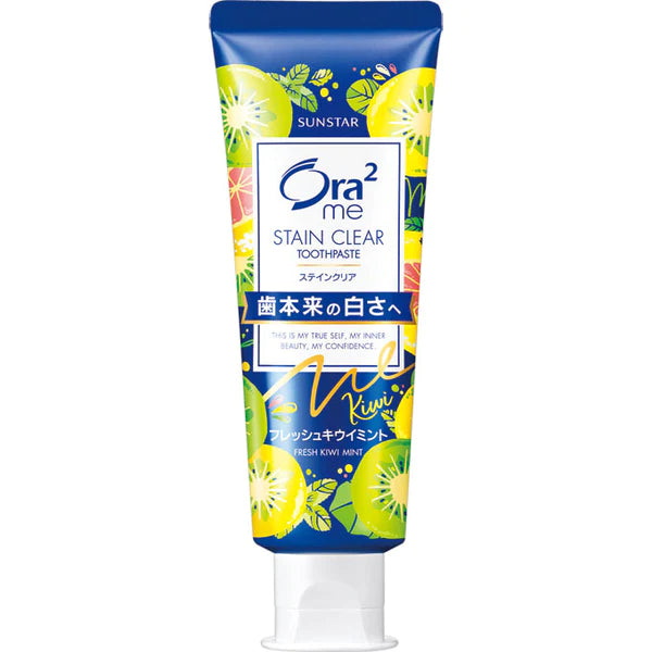 SUNSTAR ORA2 Me Stain Clear Fresh Kiwi Mint Toothpaste (130g)