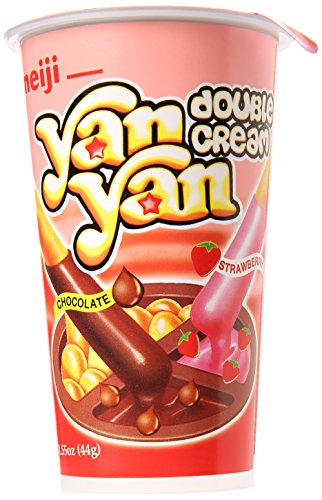 Meiji Yan Yan Chocolate and Strawberry Biscuit