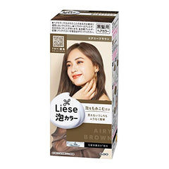 KAO Liese Foam Color, Airy Brown, 4.9 fl oz (108 ml)
