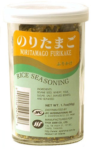 JFC Noritamago Furikake Rice Seasoning, 1.7-Ounce Jars (Pack of 4)