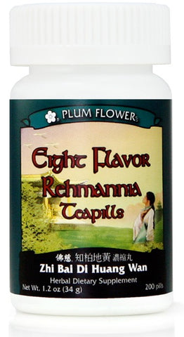 Eight Flavor Rehmannia Teapills Zhi Bai Di Huang Wan