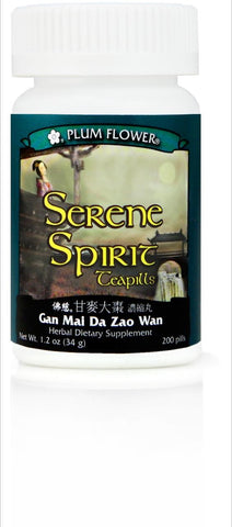 Serene Spirit Teapills (formerly known as Calm Spirit) Gan Mai Da Zao Wan
