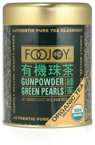 Foojoy Organic Gunpowder Green Pearls Tea