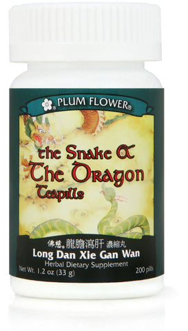 Snake &amp; The Dragon Teapills Long Dan Xie Gan Wan