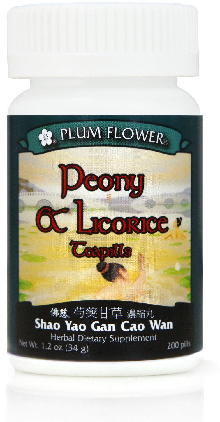 Peony &amp; Licorice Teapills Shao Yao Gan Cao Wan