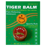 Tiger Balm Pain Relieving White Regular Strength, 4g