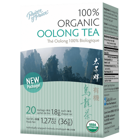 Prince of Peace Organic Oolong Tea, 20 Tea Bags