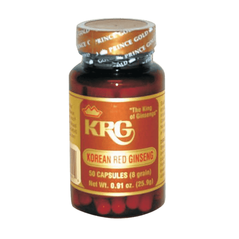 Prince Gold Korean Red Ginseng, 50 capsules