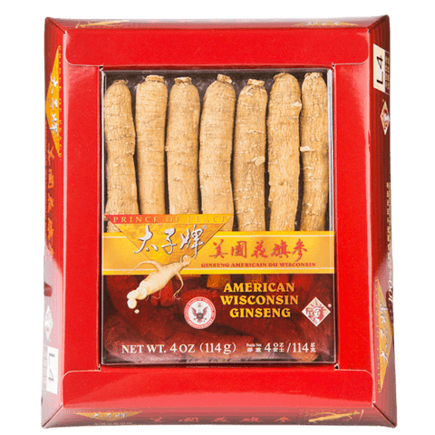 Prince of Peace Wisconsin American Ginseng Large Long Roots, 4 oz