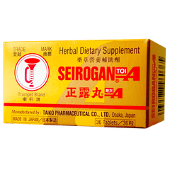 Trumpet Brand Seirogan TOI-A, 36 Tablets (Sugar Coated)